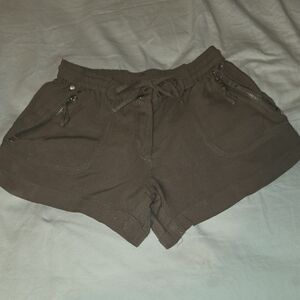 Paper Tee Dark Brown Cargo Shorts